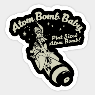 Atom Bomb Baby Sticker